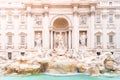 Trevi Fountain, Italian: Fontana di Trevi, in Rome, Italy. Royalty Free Stock Photo