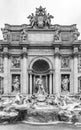 Trevi Fountain, Italian: Fontana di Trevi, in Rome, Italy. Royalty Free Stock Photo