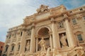 The Trevi fountain, landmark of Rome and one of the most beautiful fountain in the world, Rome, Italy
