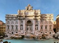 The Trevi fountain, most beautiful fountian in the world, Rome, Italy Royalty Free Stock Photo