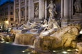 Trevi fountain at night, Rome