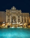 Trevi Fountain at night, Rome, Italy