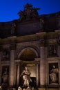 The Trevi Fountain at night in Rome Royalty Free Stock Photo
