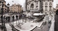Trevi Fountain during renovation, Roma, Italy Royalty Free Stock Photo