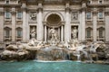 The Trevi Fountain - Rome Royalty Free Stock Photo