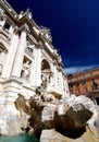 Trevi Fountain in Rome, Italy Royalty Free Stock Photo