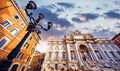 Trevi Fountain in Rome, Italy Royalty Free Stock Photo