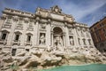 Trevi Fountain in Rome, Italy. Royalty Free Stock Photo