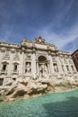 Trevi Fountain in Rome, Italy. Royalty Free Stock Photo