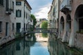 Treviso and Buranelli bridge historic center of the city