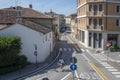 Treviso city / ITALY - June 17, 2018: Romantic Treviso city streets on the start of tourist season