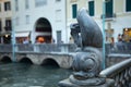 Treviso fisherman`s island - fish symbol