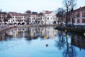 Treviso and Sile river, in Veneto, Italy