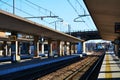 Treviso train station and railways, Veneto, Italy Royalty Free Stock Photo