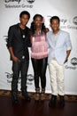 Trevor Jackson, Coco Jones, Tyler James Williams Royalty Free Stock Photo