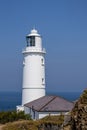View of the Lighthouse at Trevose Head in Cornwall on June 15, 2023 Royalty Free Stock Photo