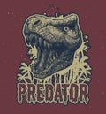 Trex Dinosaur Vector background.