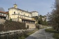 Cycleway along the Martesana canal at Trezzo