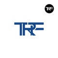 TRF Logo Letter Monogram Design Royalty Free Stock Photo