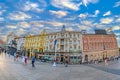 Trg. Bana Jelacica, the main square located on Zagreb, Croatia