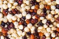 Tri color quinoa macro Royalty Free Stock Photo