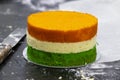 Tri Coloured Cake - Independence Day/Republic Day Special 15th August/26th January India