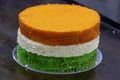 Tri Coloured Cake - Independence Day/Republic Day Special 15th August/26th January India