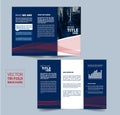 Tri Fold Brochure vector design for your company