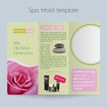 Tri-fold&Spa Brochure&Mock Up