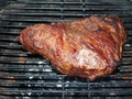 Tri Tip Beef Roast on Barbeque Grill Royalty Free Stock Photo