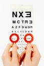 Trial frames used in vision eyesight checkup,