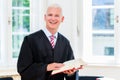 Trial Lawyer in his law firm Royalty Free Stock Photo