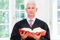 Trial Lawyer in his law firm Royalty Free Stock Photo