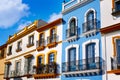 Triana barrio Seville facades Andalusia Spain Royalty Free Stock Photo