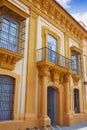 Triana barrio of Seville facades Andalusia Spain