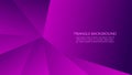 Triangle abstract repeat composition background in purple color