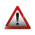 triangle alert signal icon