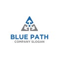 Triangle Arrow Path Consulting and Advisory Company Logo Template Idea