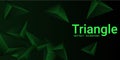 Triangle background. Abstract composition of triangular pyramids. Royalty Free Stock Photo