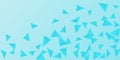 Triangle background. Abstract composition of triangular pyramids. Royalty Free Stock Photo