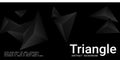 Triangle background. Abstract composition of triangular pyramids. Royalty Free Stock Photo