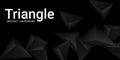 Triangle background. Abstract composition of triangular pyramids. Royalty Free Stock Photo