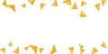 Triangle background. Abstract composition of triangular pyramids. Royalty Free Stock Photo