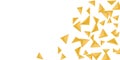 Triangle background. Abstract composition of triangular pyramids. Royalty Free Stock Photo