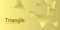 Triangle background. Abstract composition of triangular pyramids. Royalty Free Stock Photo