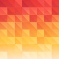 Triangle background red orange saturated color. Beautiful juicy vector pattern Royalty Free Stock Photo