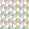 seamless triangle pattern and background vector illustration Royalty Free Stock Photo