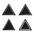 Triangle basic shape. Vector illustration. EPS 10.