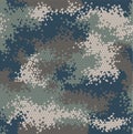 Triangle camouflage seamless pattern