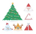 Triangle Christmas Ornaments